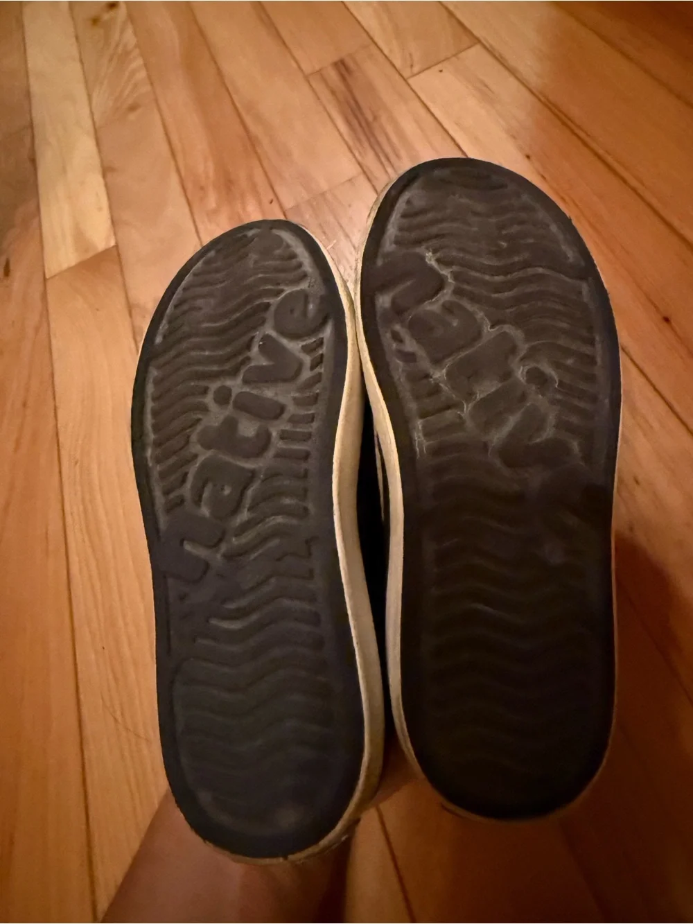 Kids Navy Water Shoes with White Toe Cap - Slip-On Comfort